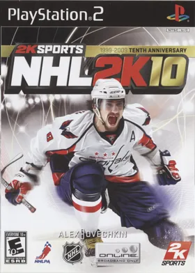 NHL 2K10 box cover front